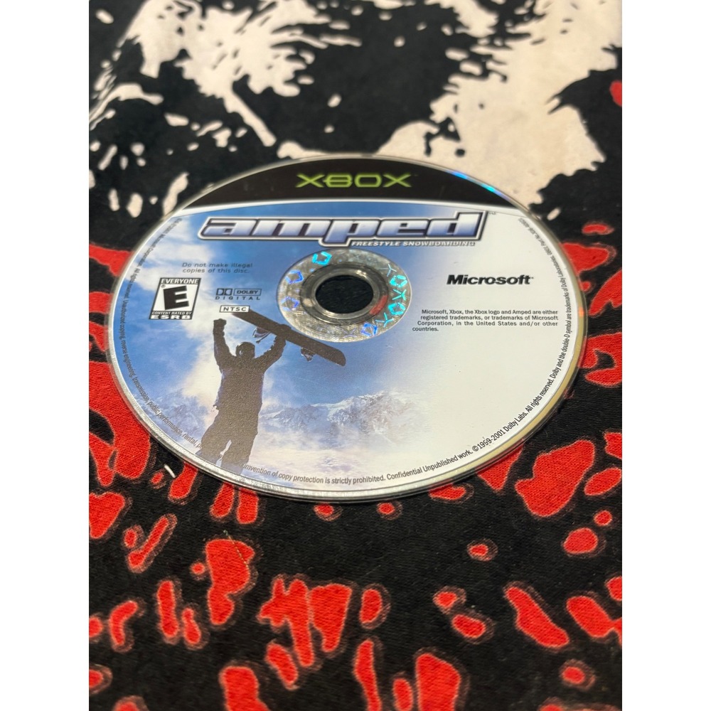 Amped Freestyle Snowboarding Microsoft Xbox Original Video Game Disc Only NTSC